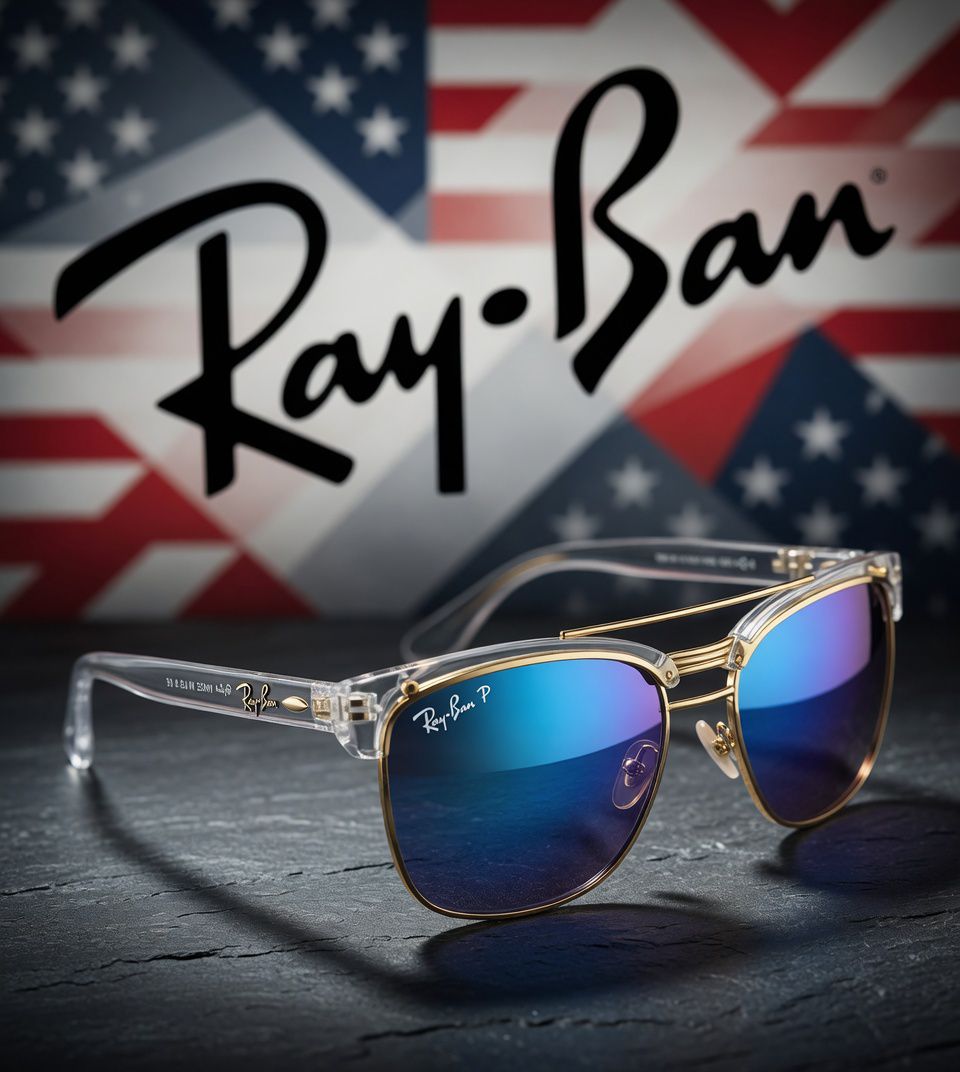 GAFA RAYBAN TRANSPARENTE ORIGINAL