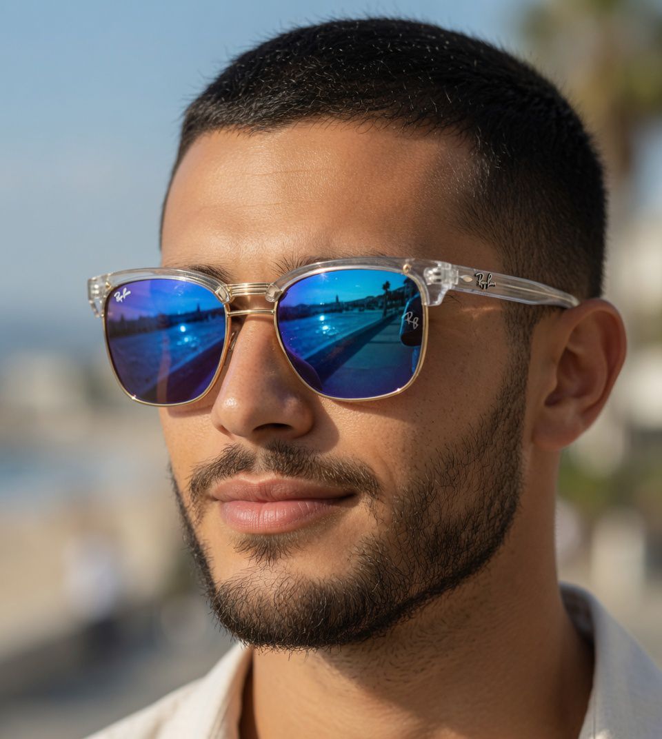 GAFA RAYBAN TRANSPARENTE ORIGINAL